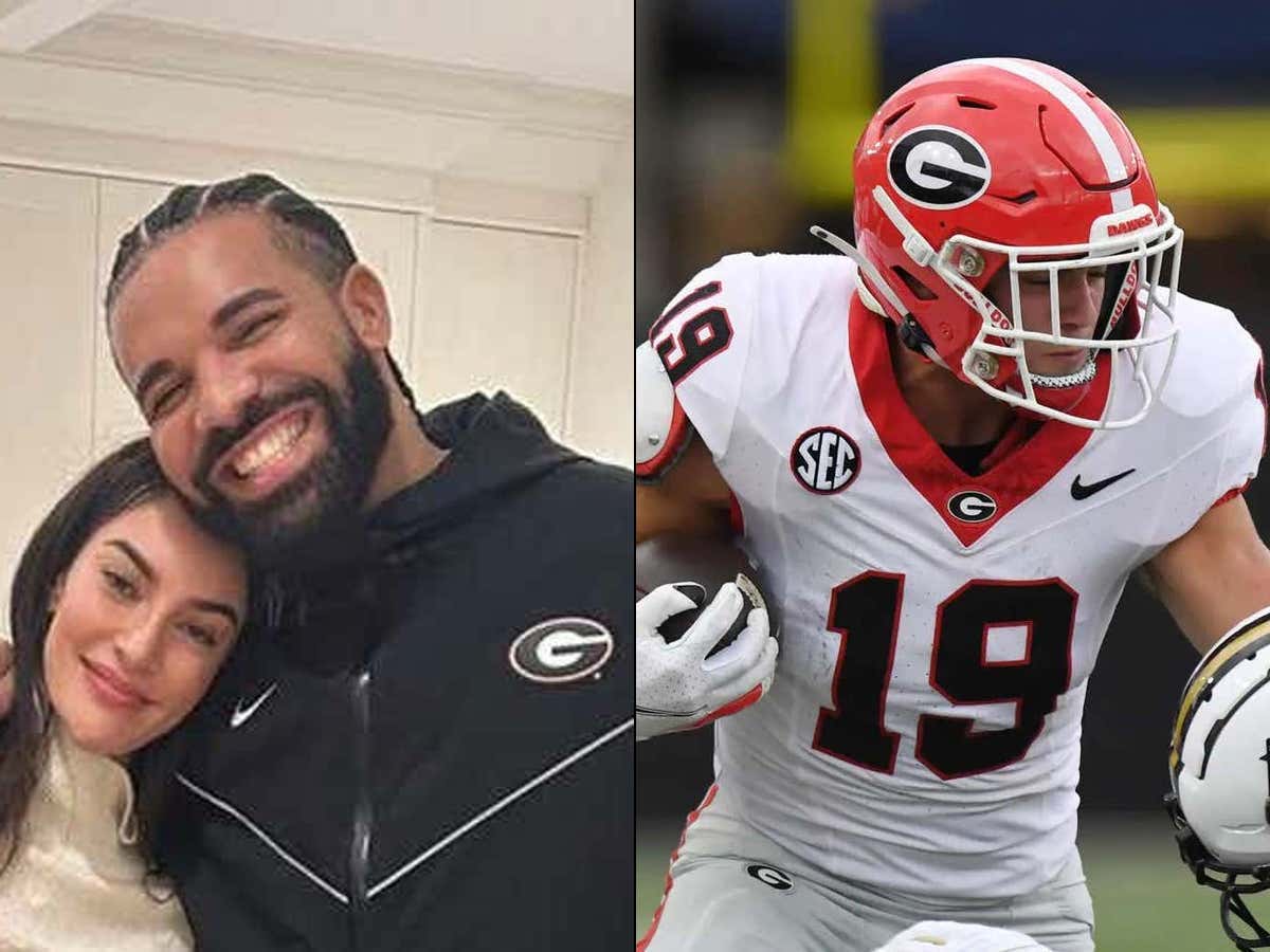 UGA Star Brock Bowers Suffered An Ankle Injury Requiring Surgery Immediately After Drake Posted A Picture In A Georgia Sweatshirt