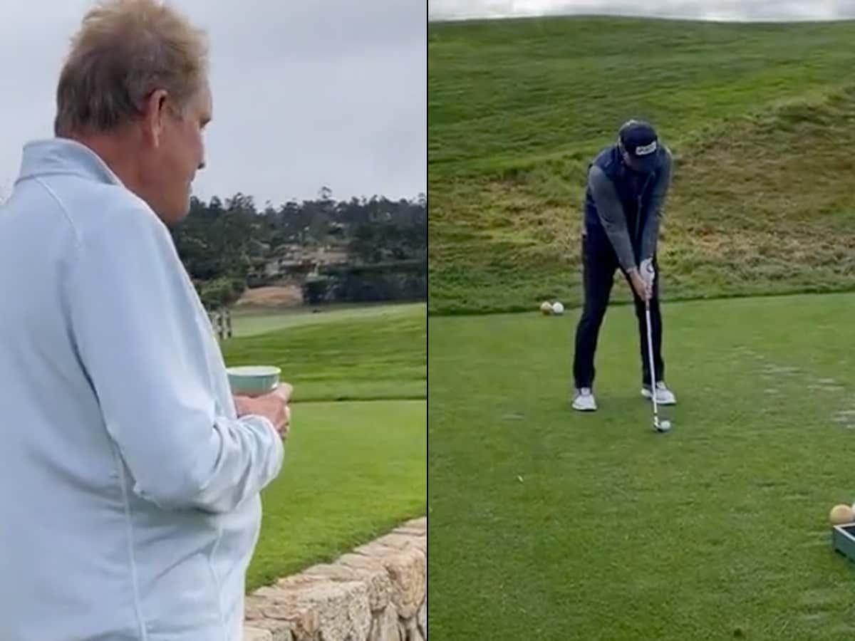 Hello, Friends: Jim Nantz Stopped During A Walk To Commentate A Random Person's Tee Shot At Pebble Beach, Dude Puts One Right On The Green