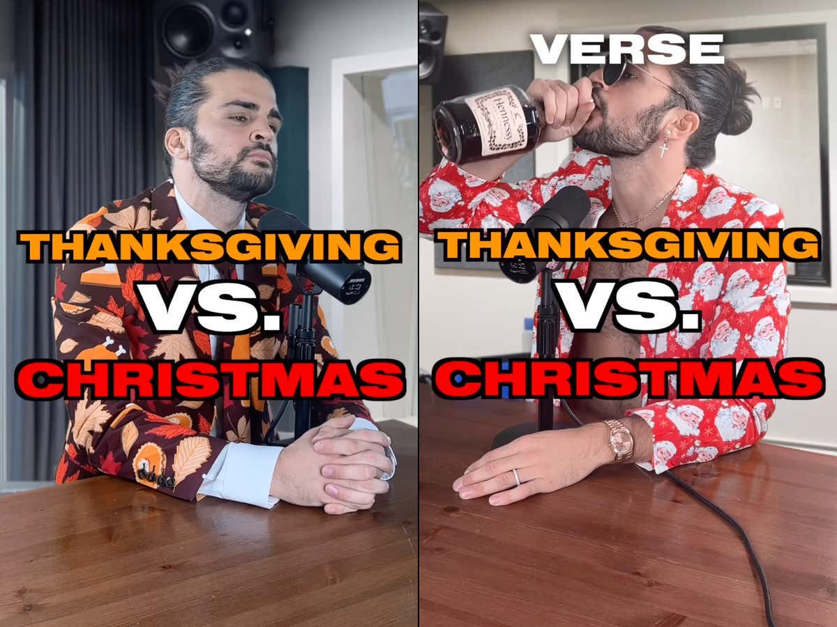 I Did Not Expect To Wake Up To This Comedian's Thanksgiving vs Christmas Battle Rap But Now I Can't Stop Listening To It