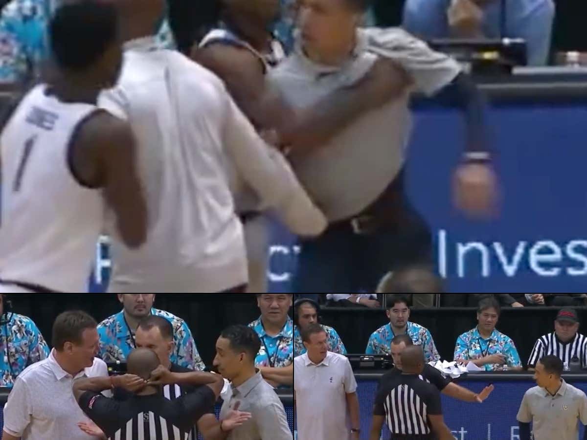 LET EM BRAWL: Shaka Smart Ain't Scared Of Bill Self Or Kansas, Was Ready To Fight At Mid-Court Before Getting Held Back