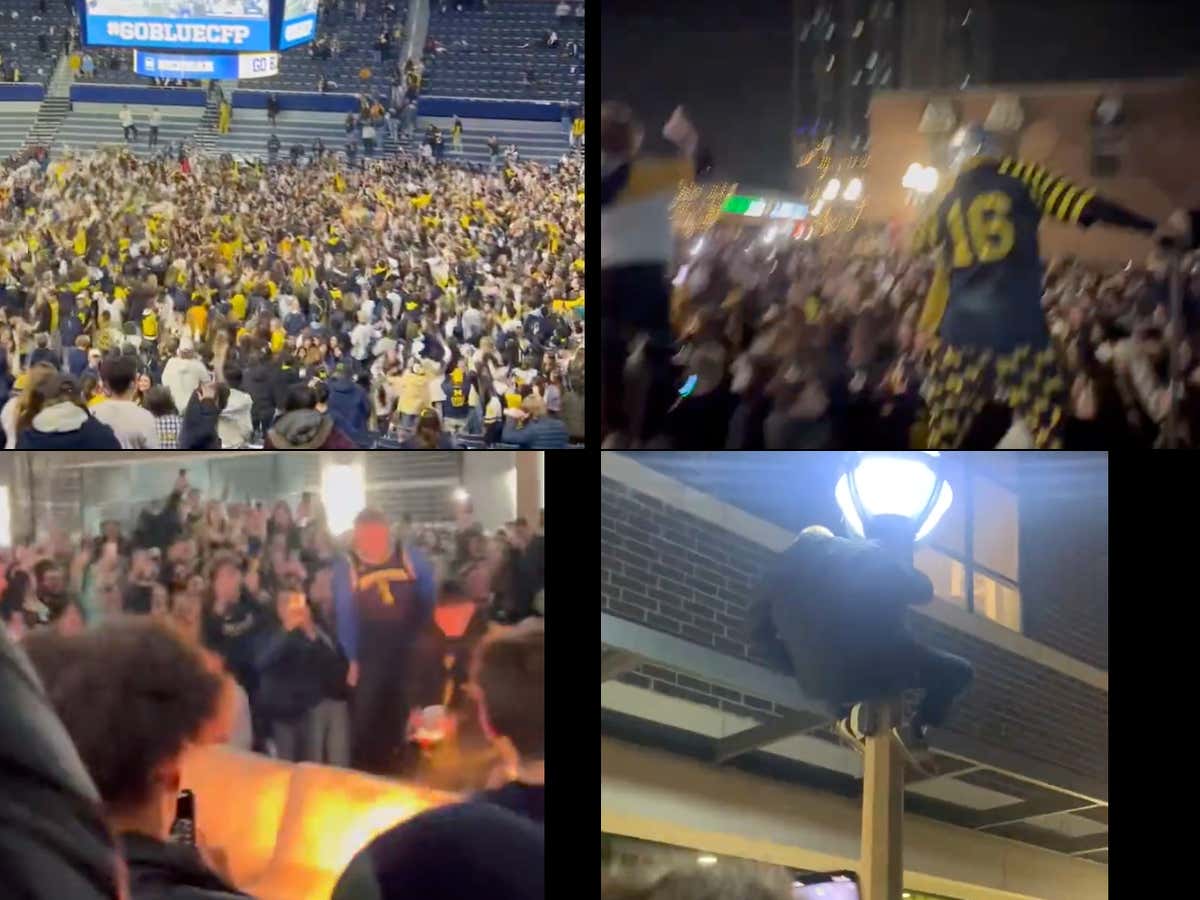 Couches Burning, Everyone In Ann Arbor Singing The Everliving Shit Out