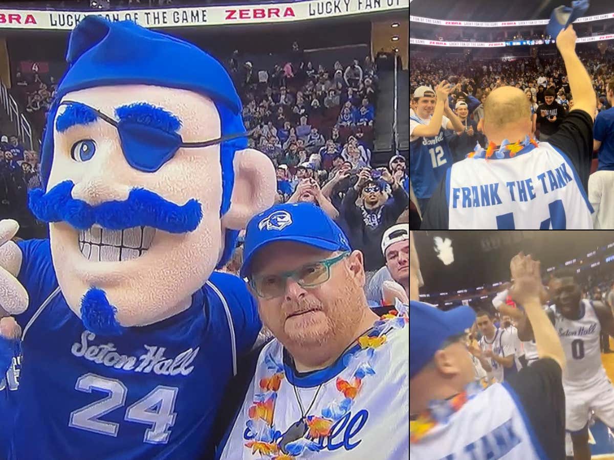 Ain't No Curses - Frank The Tank is The Official King Of Seton Hall Basketball, Single-Handedly Willed Them To A Win Over Nova