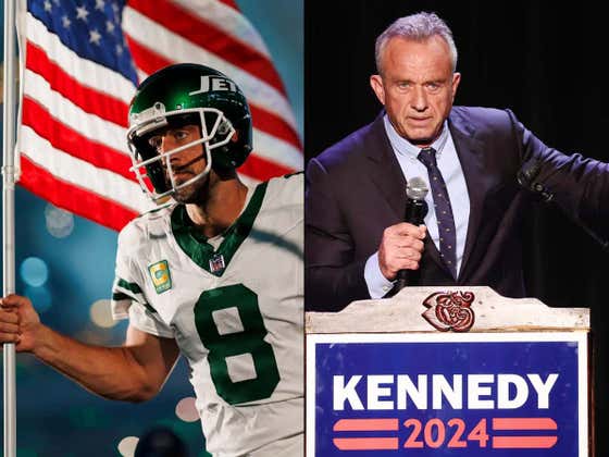 Report: RFK Jr. Is Considering Aaron Rodgers As His Presidential ...