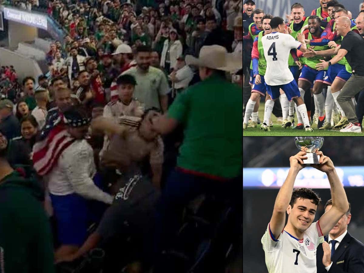 Dos A Cero. A Brawl In The Stands - USMNT Once Again Embarrassed Mexico, Reminded Them They Simply Can't Compete With Our Golden Generation