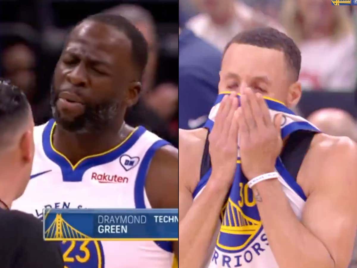 Steph Curry Showed He Is Clearly Over Draymond Green's Bullshit After Draymond Was Ejected AGAIN