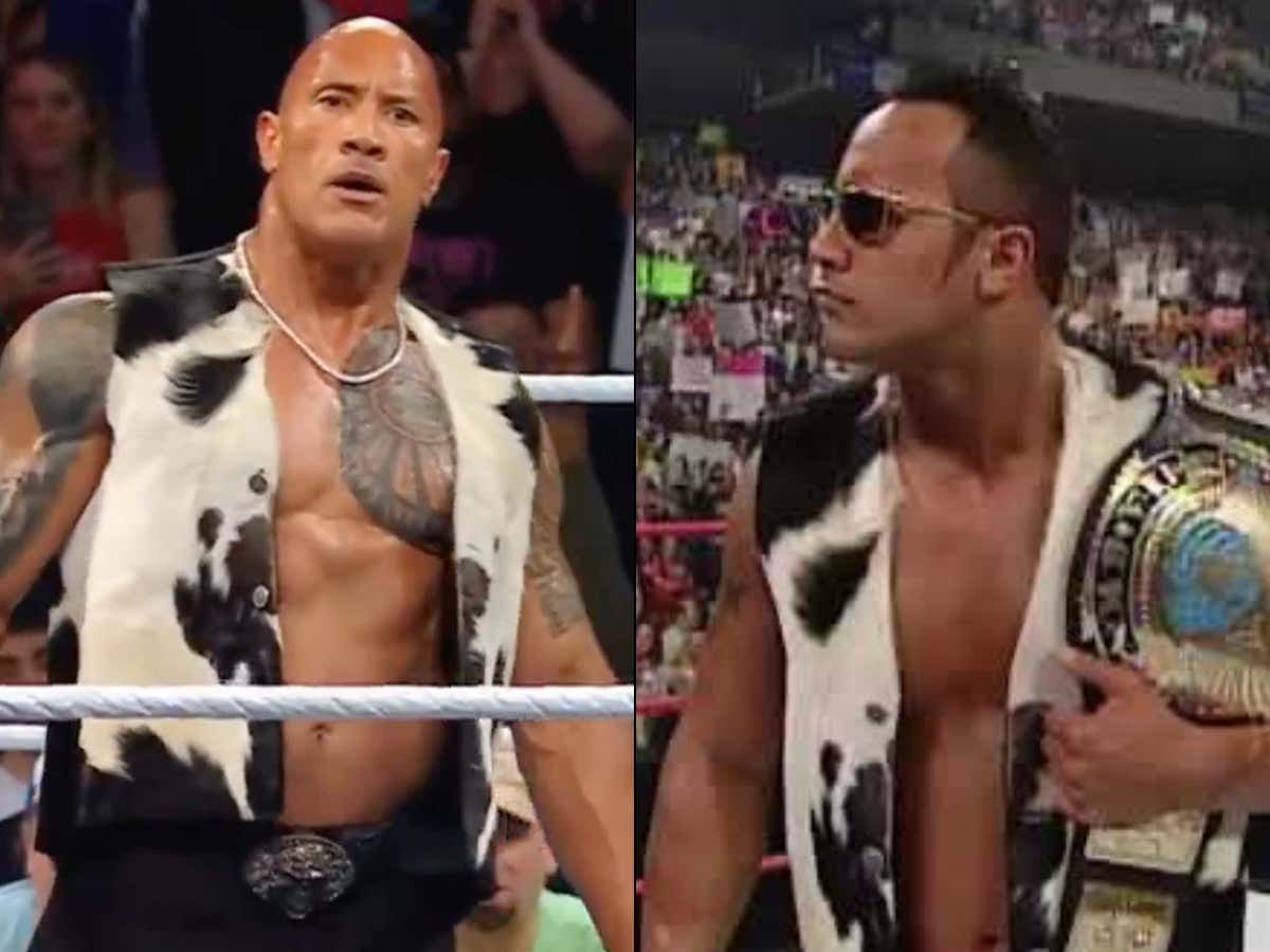 The Rock Brought Back A Vest From 2000 On The Final RAW Before WrestleMania
