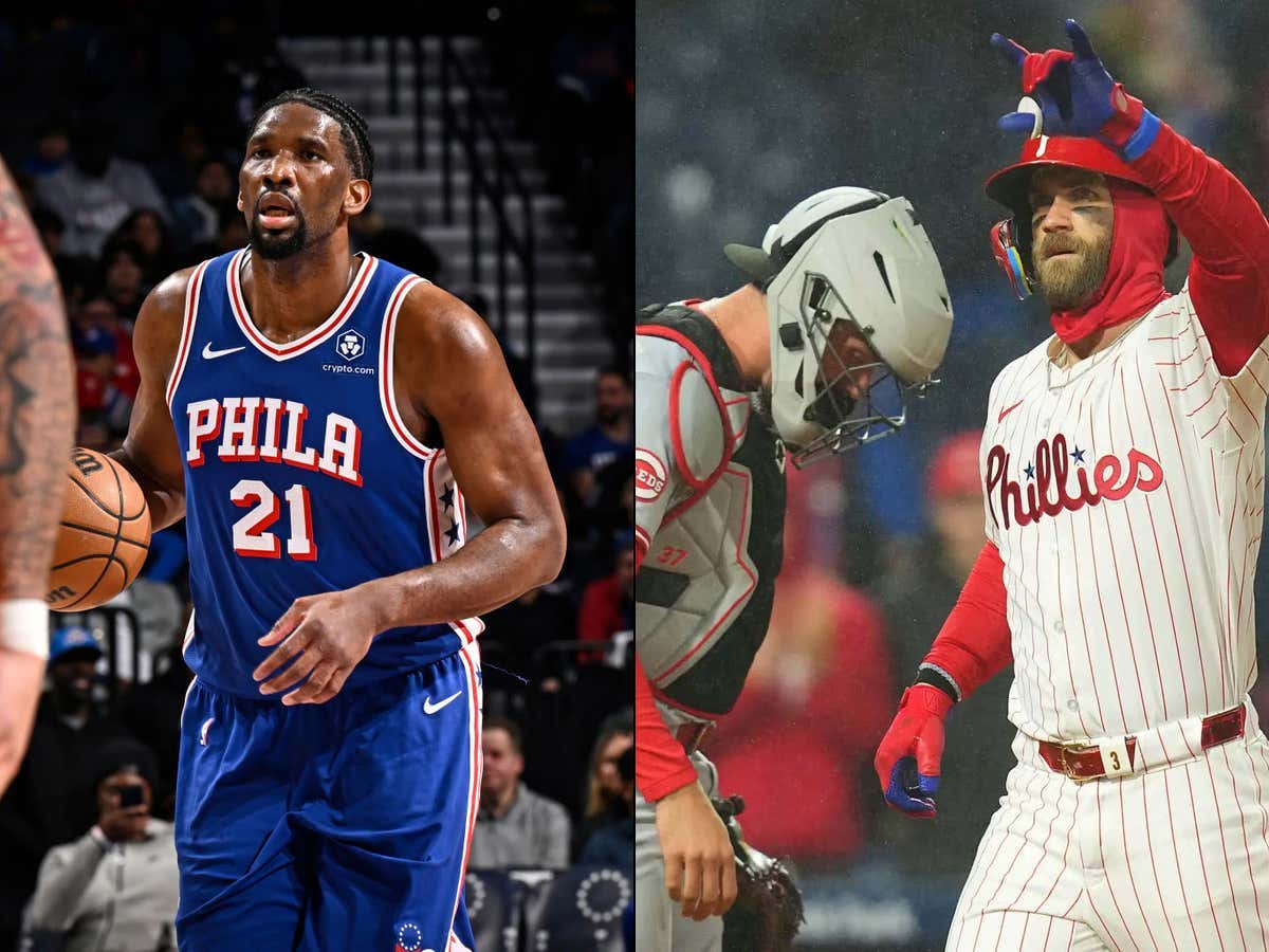 PHILLY PORN Joel Embiid Announced Back For The Sixers As Bryce Harper