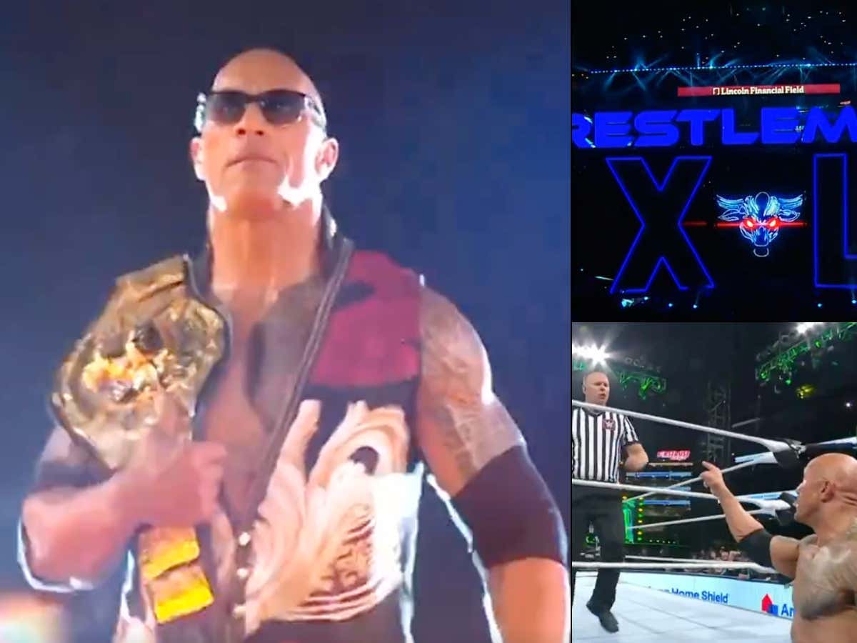From His Unreal Entrance To Talking Shit Mid-Match, The Rock Delivered A Vintage Wrestlemania Performance