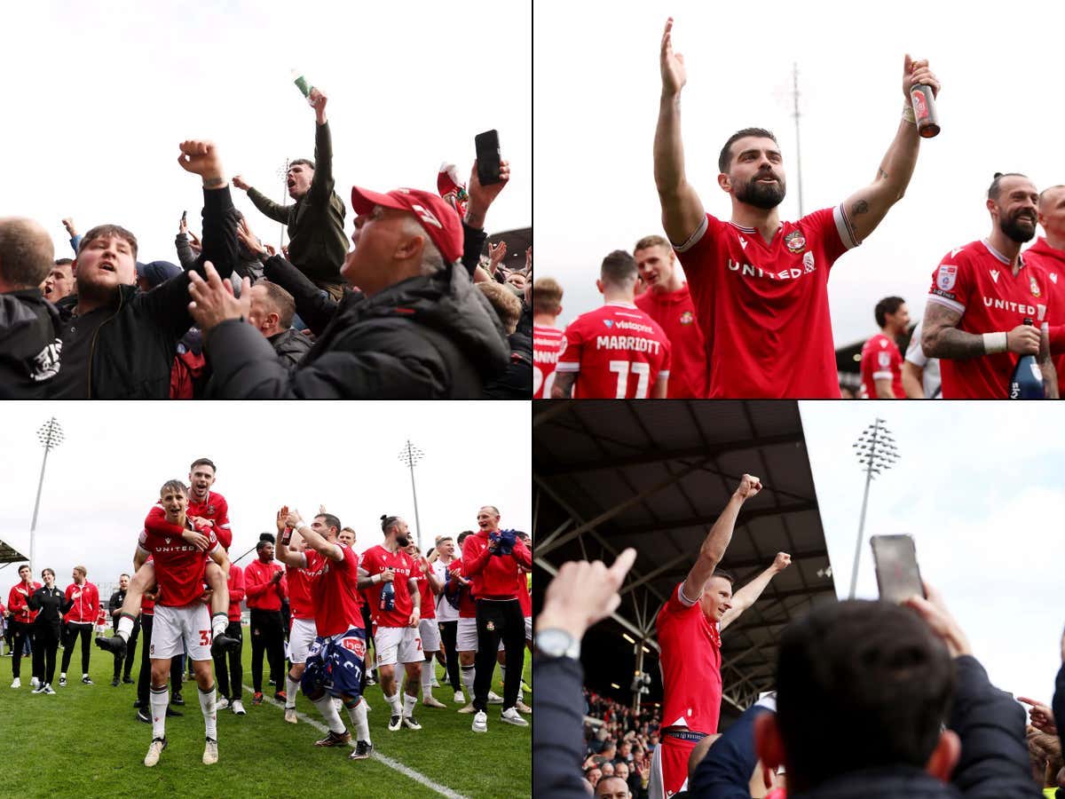 Wrexham Does It Again - Secures Promotion To League One For The First Time In 19 Years, Fans Storm The Field To Celebrate