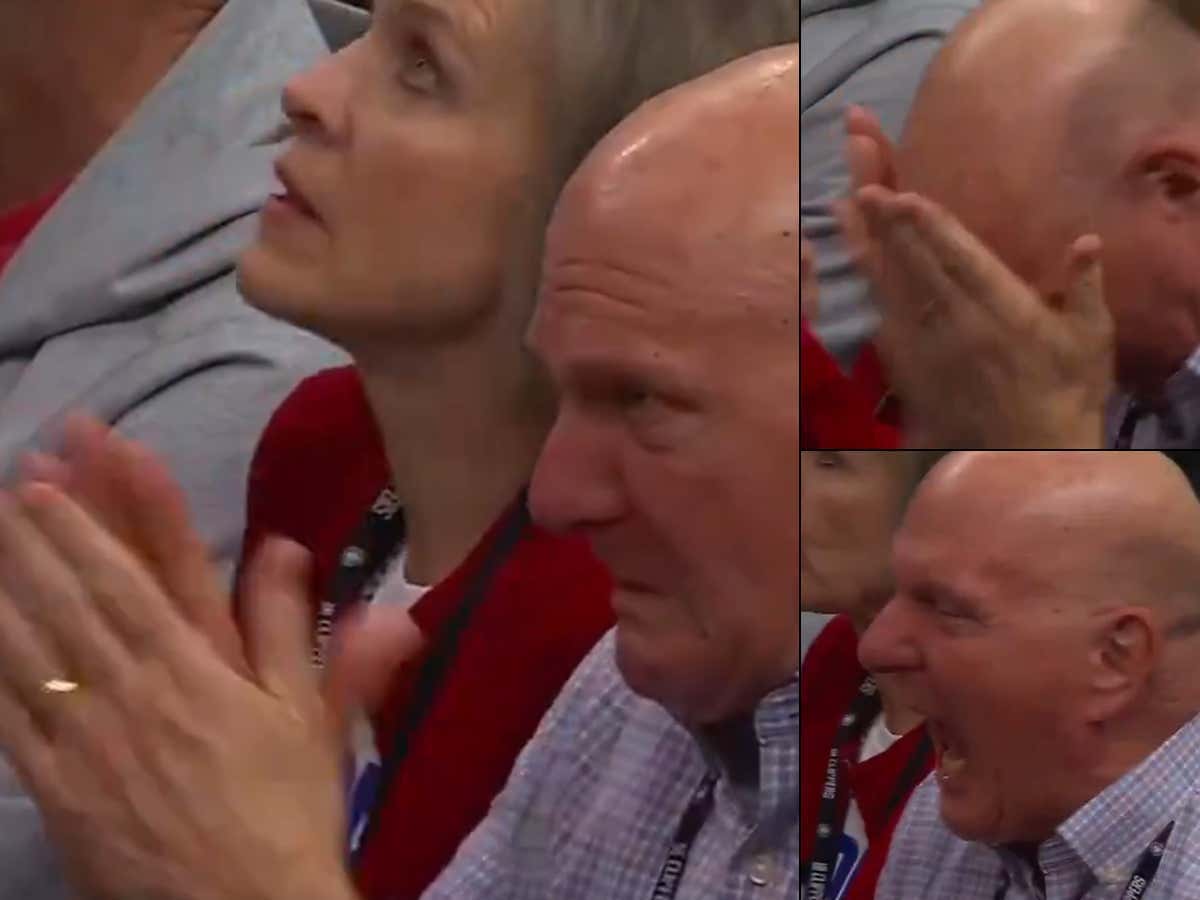 Nobody Loses Their Damn Mind For Playoff Basketball Like Steve Ballmer