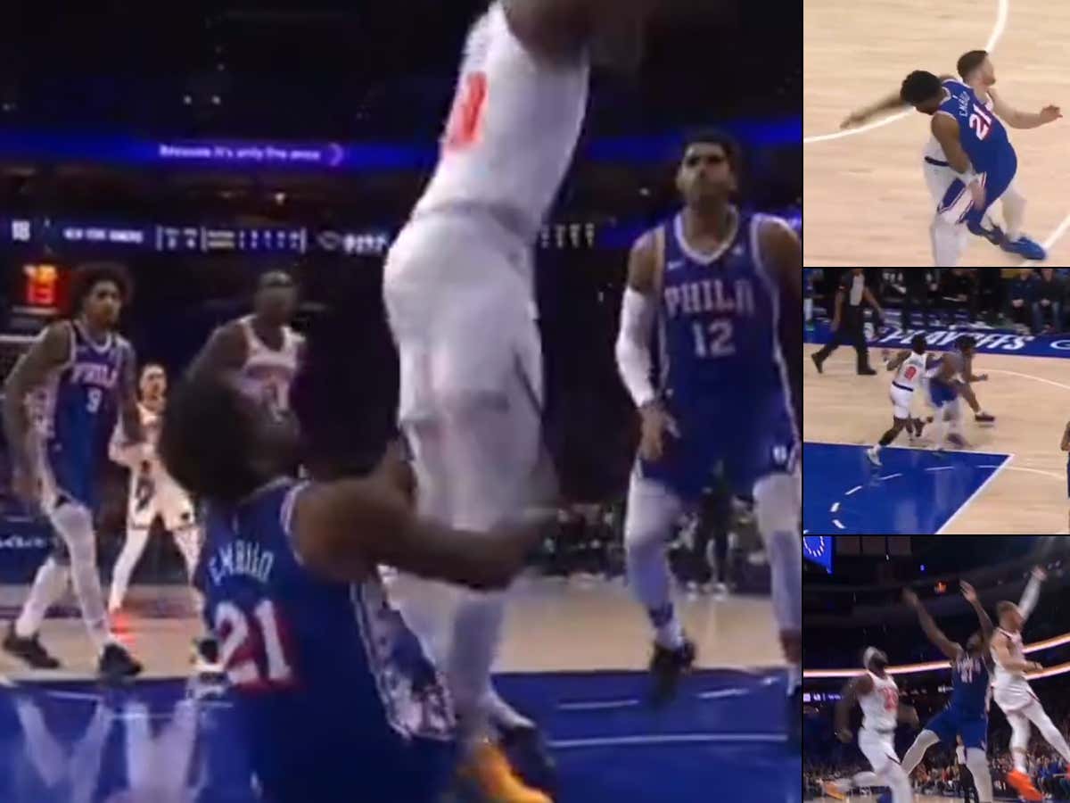 It's Honestly Impressive That The Only Way The Sixers Can Beat The Knicks Is Joel Embiid Being The Dirtiest Player In The NBA