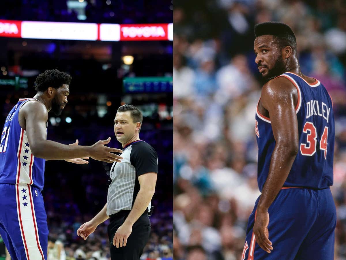 Once A Knick, Always A Knick: Charles Oakley Set The Tone For Game 5 By Ripping Joel Embiid To Shreds For Being A Massive Crybaby