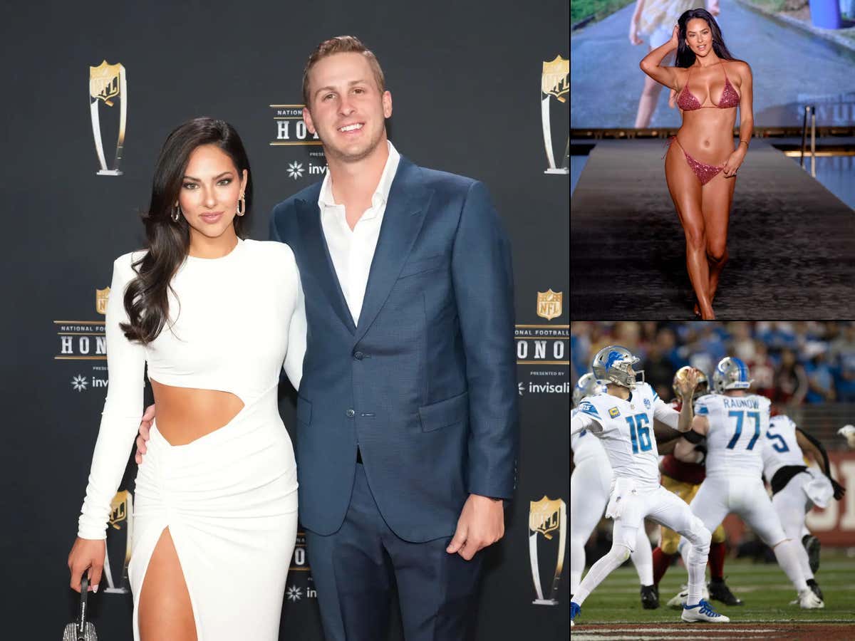 One Hell Of A Day For Detroit's Power Couple: Jared Goff Gets A $212 Million Extension, Christen Harper Teases Her SI Swimsuit Issue Announcement