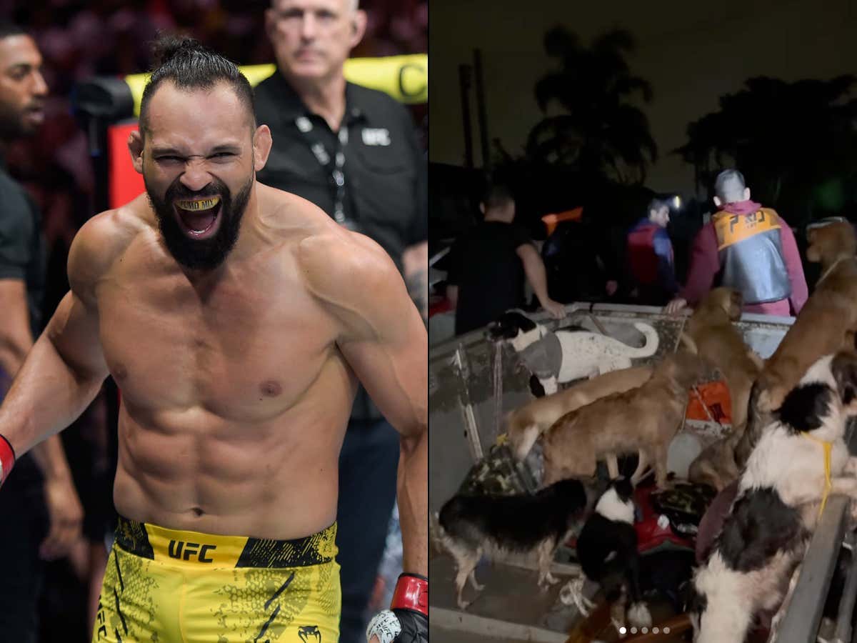 Michel Pereira Went Straight From The UFC Octagon To Saving Packs Of Dogs In Brazil's Floods
