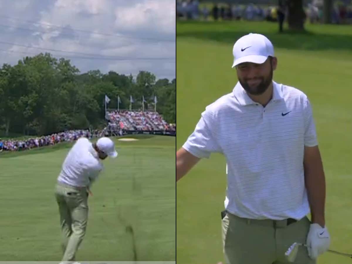 Scottie Scheffler's First Hole As A Dad: A Ho-Hum Hole Out Eagle, Still Fucking Ridiculous At This Whole Golf Thing