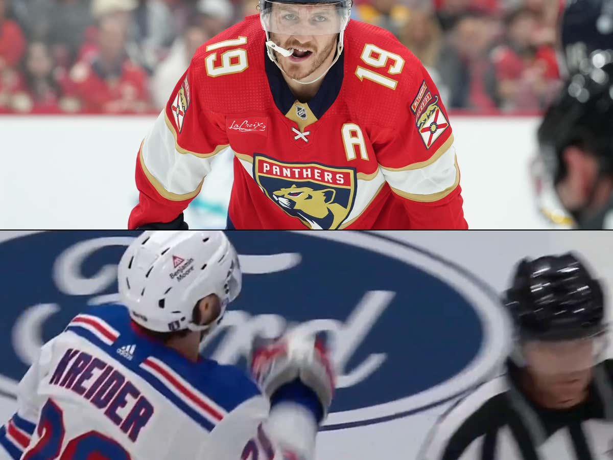 If There's A New Pandemic, Blame Chris Kreider For Launching Matthew Tkachuk's Mouthpiece Into The Crowd