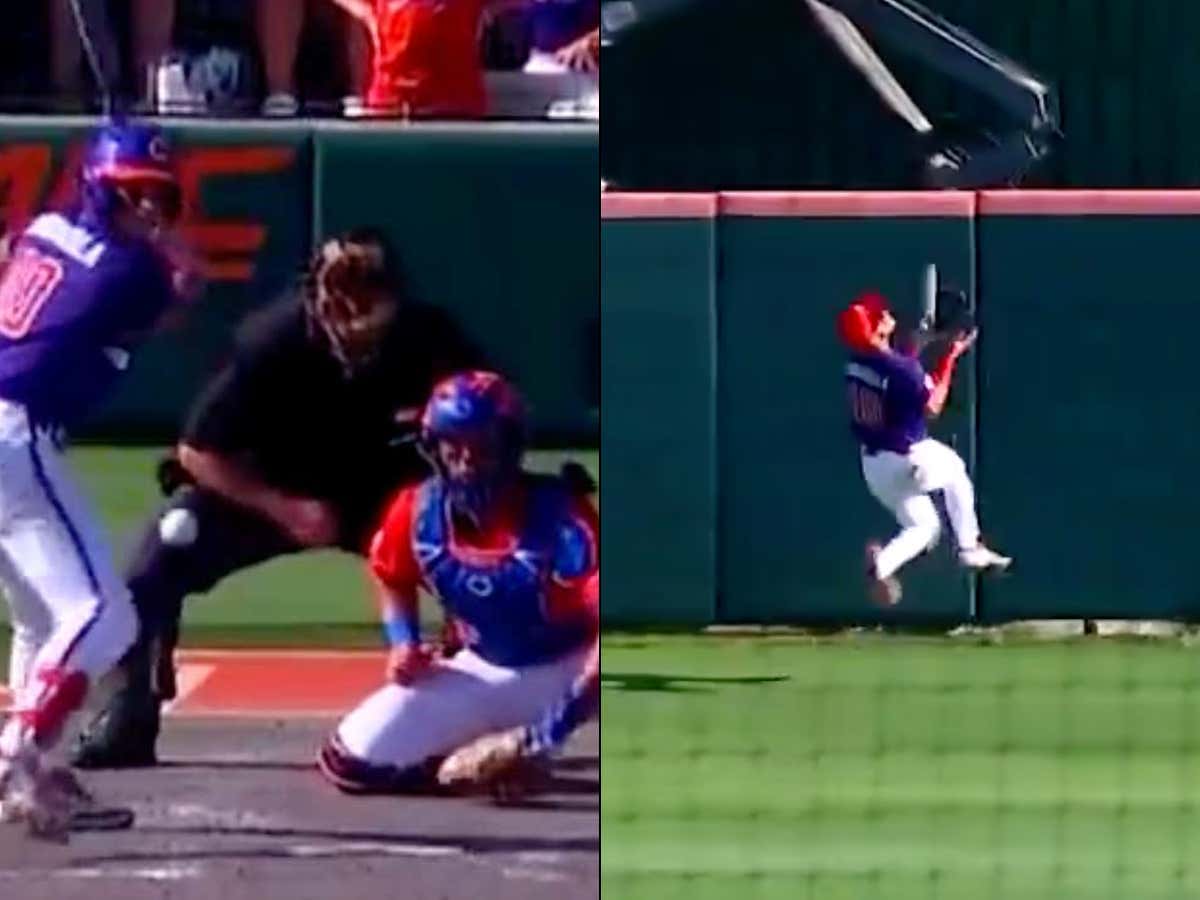Clemson OF Cam Cannarella Had Maybe the Best Two-Inning Stretch in Baseball History With a Game-Tying, 3-Run Homer Followed by an Unreal Game-Saving Catch