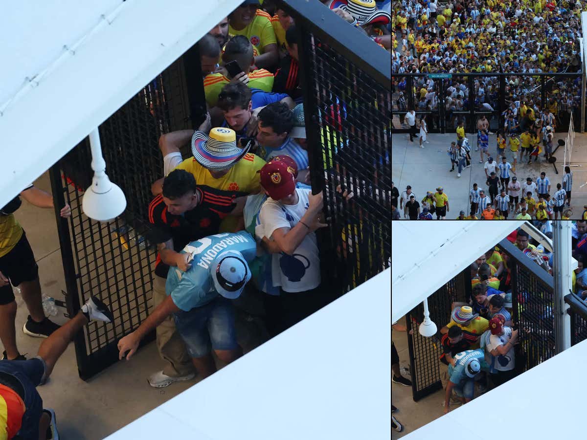 Insanity At Copa America - Final Was Delayed Because Fans Without Tickets Rushed The Gates, Overtook Security And Climbed Through Vents To Get In