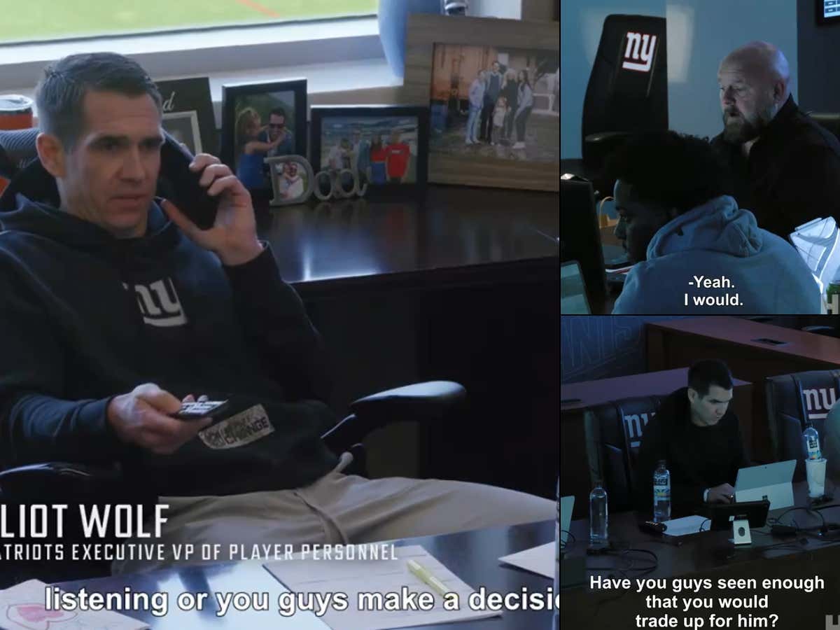 Good Times For Daniel Jones: Every Hard Knocks Clip Coming Out Is Basically Showing The Giants Desperately Trying To Trade Up For A Quarterback