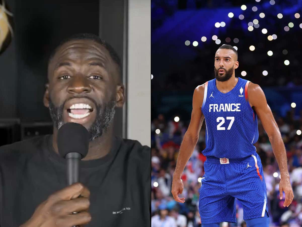 Draymond Green Did Not Waste His Opportunity To Throw Some Shots At Rudy Gobert After He Was Benched By France