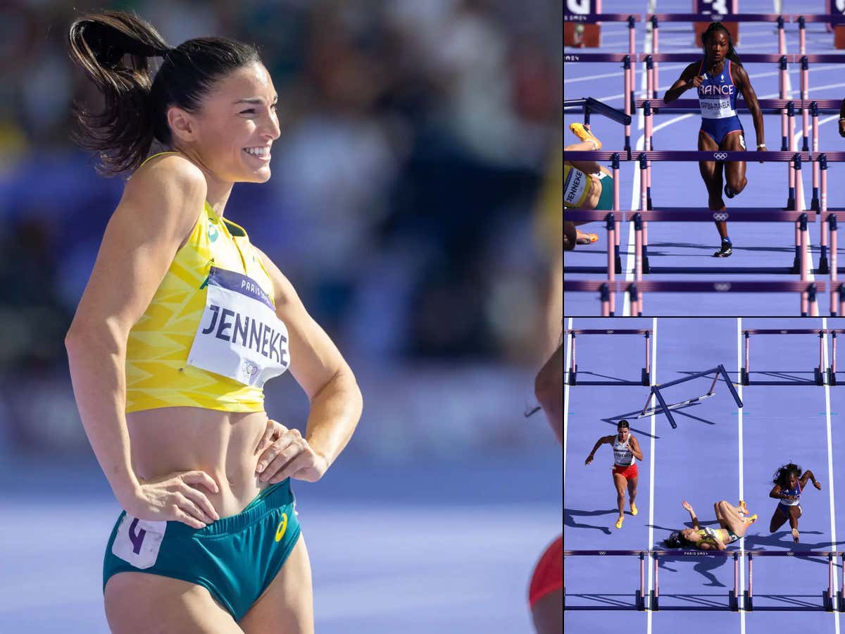 All Heart: Michelle Jenneke Hurts Herself With A Nasty Fall Over A Hurdle, Drags Herself To The Finish Line So She's Eligible To Race Again