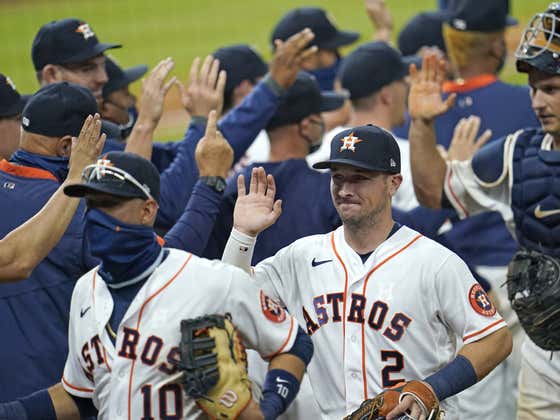 Astros have been regular season favorites in 88 consecutive games...until tonight!