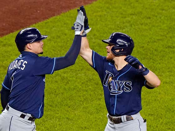 The Rays Were So Emotional Last Night After Mike Brosseau's Two Homer Game That They Reportedly Had "Tears In Our Ears"
