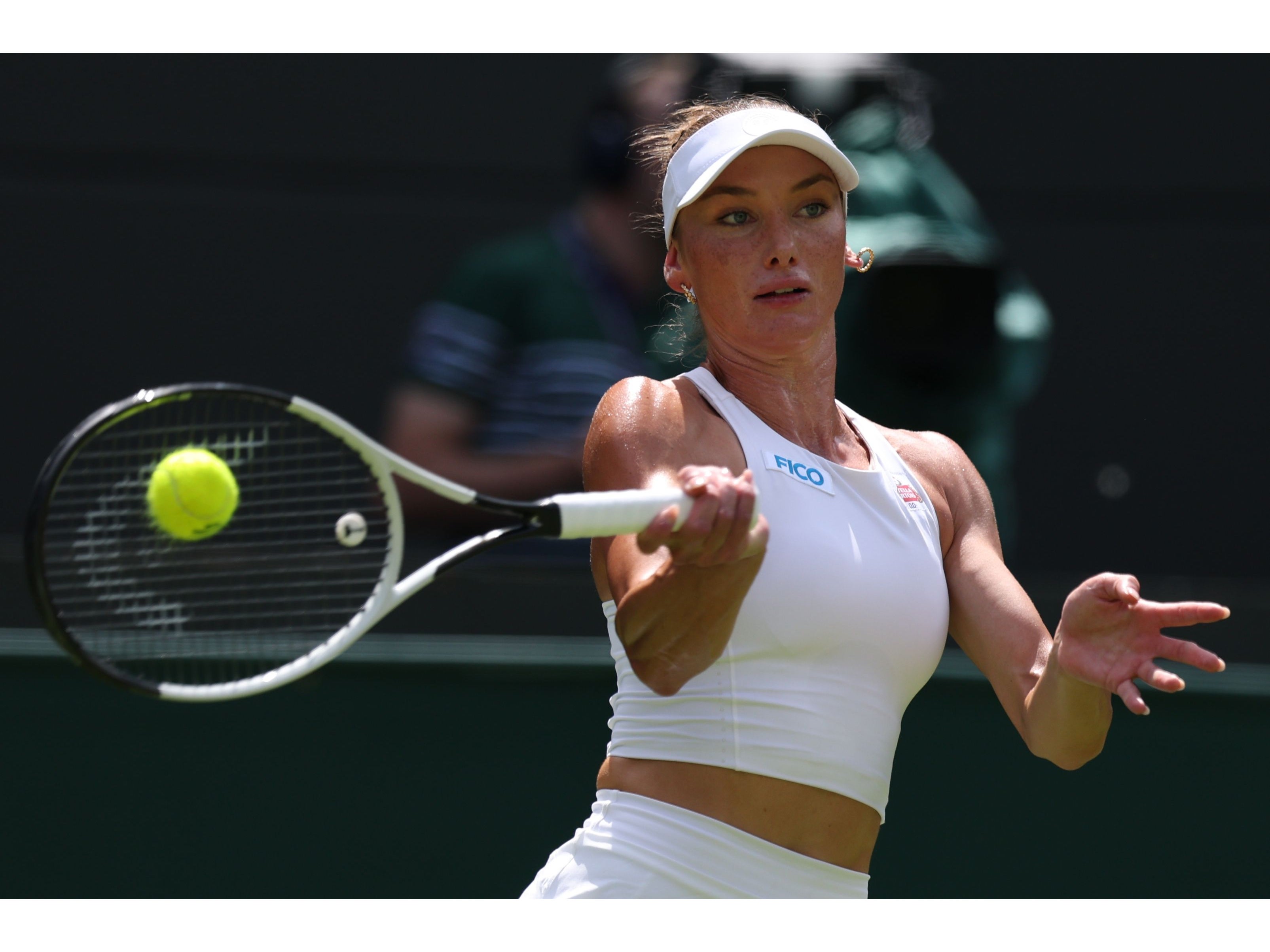It is With a Heavy Heart We Report the Wimbledon Dream is Over for Professional Model Carson Branstine of Texas A&M, a/k/a 'The Goddess of Olympus'