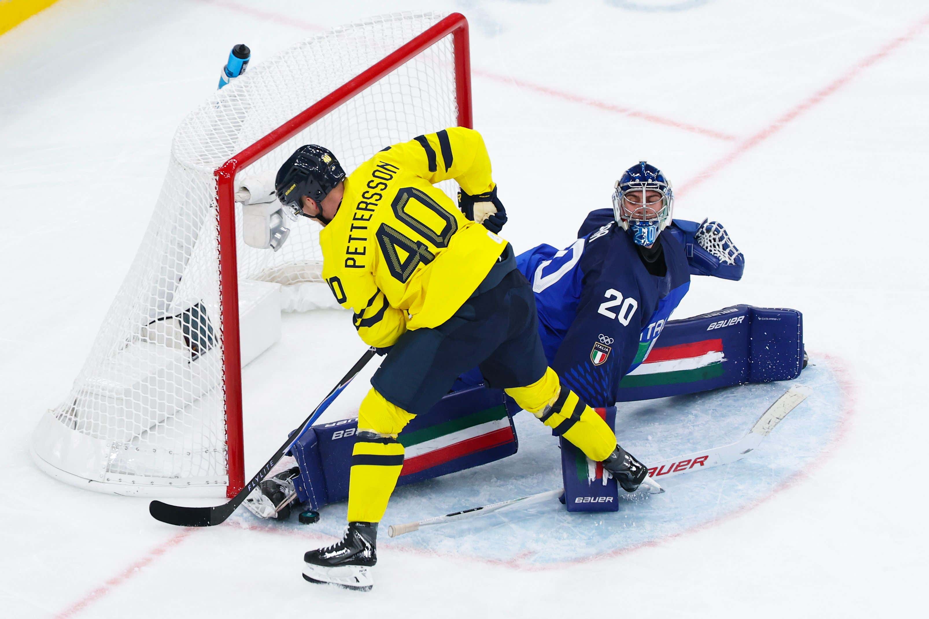 Italy's Hockey Team (Especially Their Goalie) Put Up One of The Most Valiant Efforts You'll See All Olympics in Their Opening Game vs Sweden