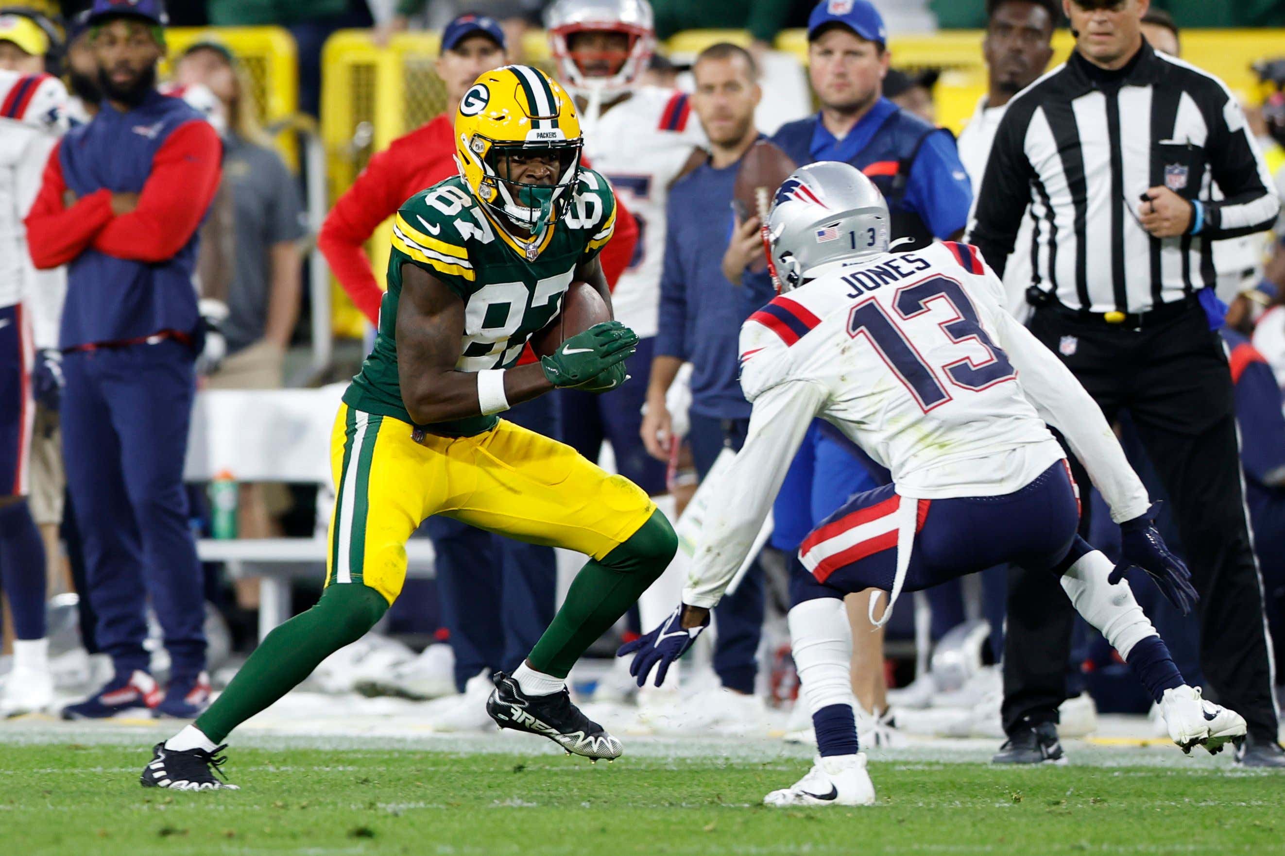 The Patriots Land Their New WR1, Romeo Doubs