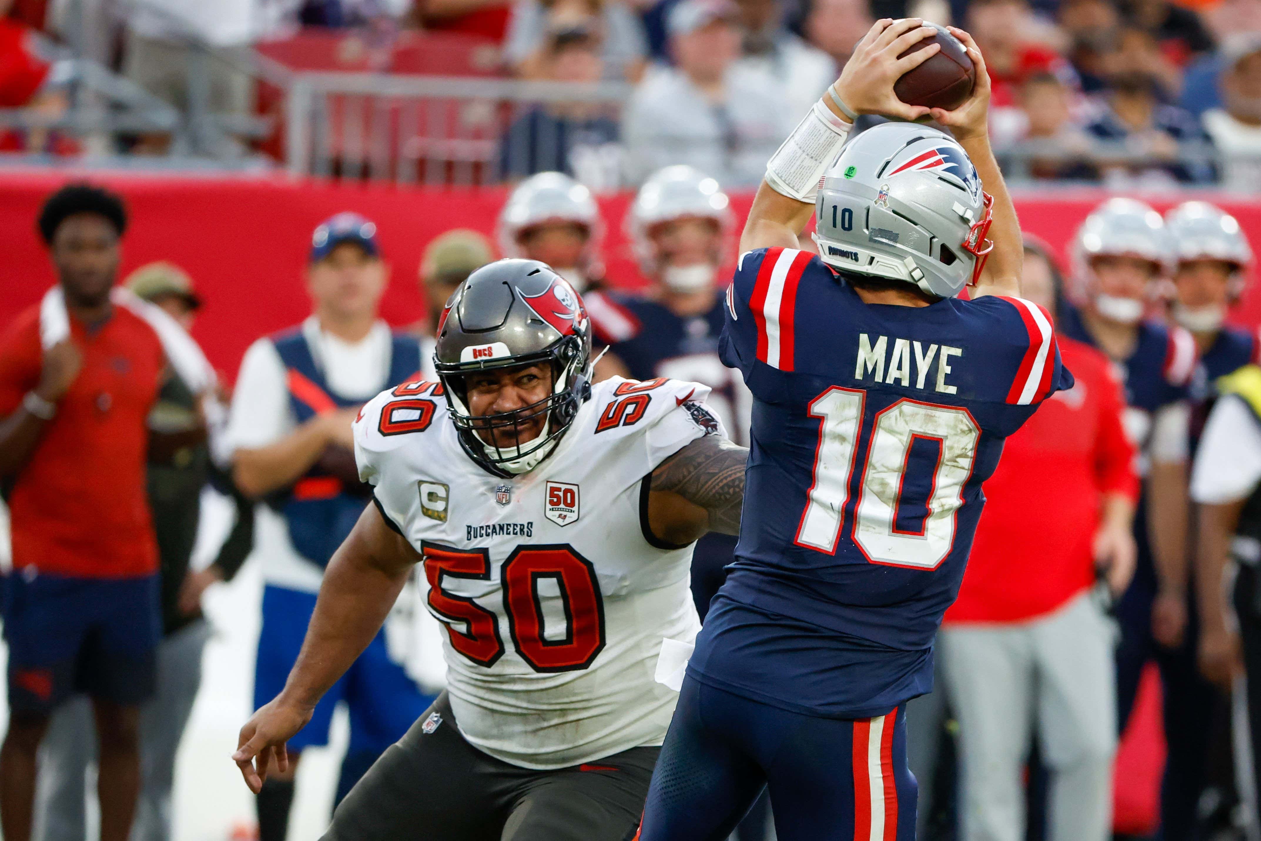 One Report Has the Patriots on the Short List of Landing Spots for Vita Vea. Let the Wild, Insane Speculation Begin!