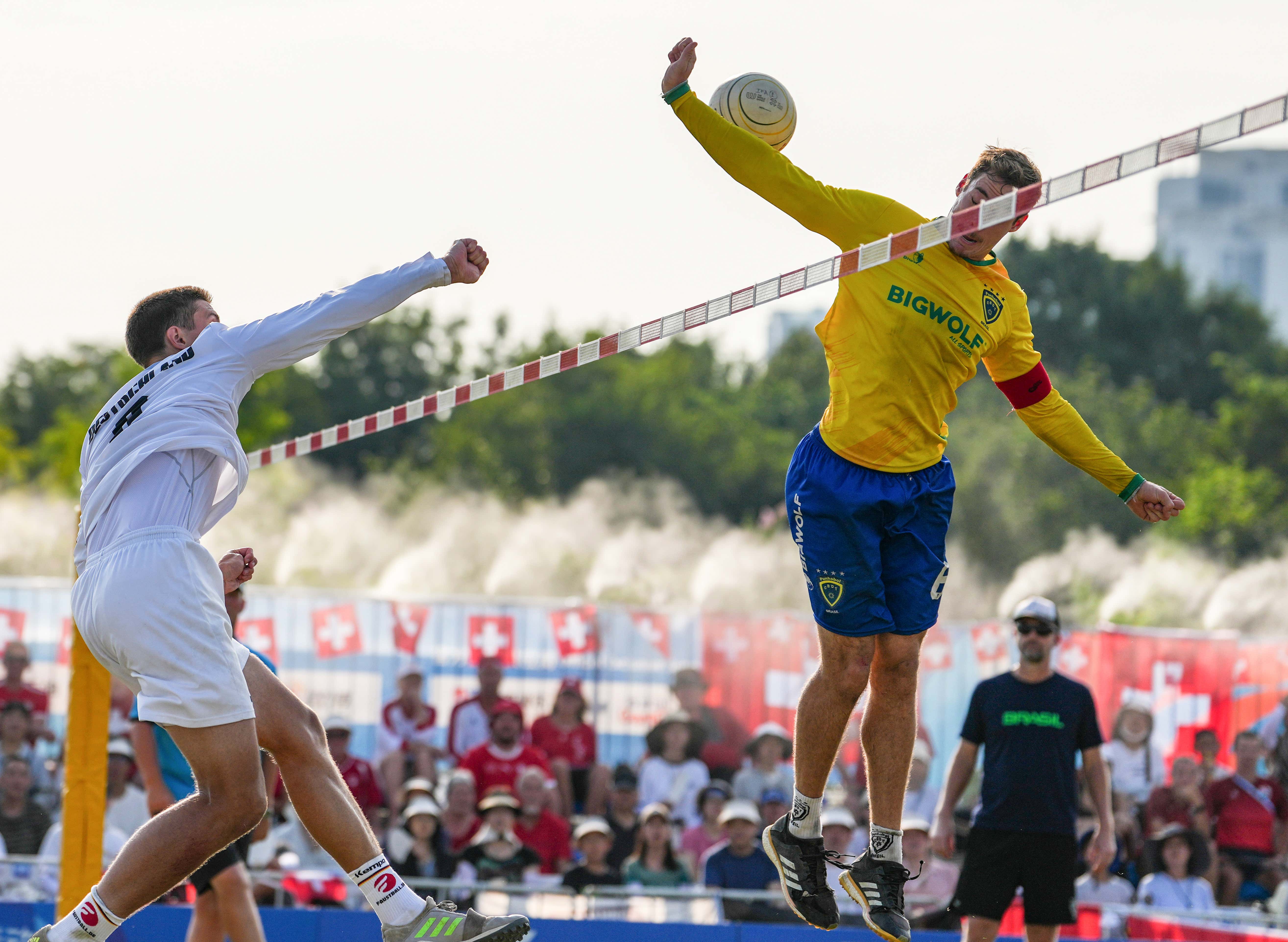 I Learned a New Sport Today. It's Called Fistball. Giant Volleyball With an Emphasis on Fisting.
