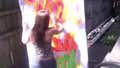 Intern Elyse Spray Paints "Viva La Stool"