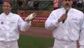 Big Cat Sings The National Anthem