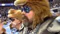 Big Cat, Super Fan, And Detriot Don Watch The Packers Vs Lions Game