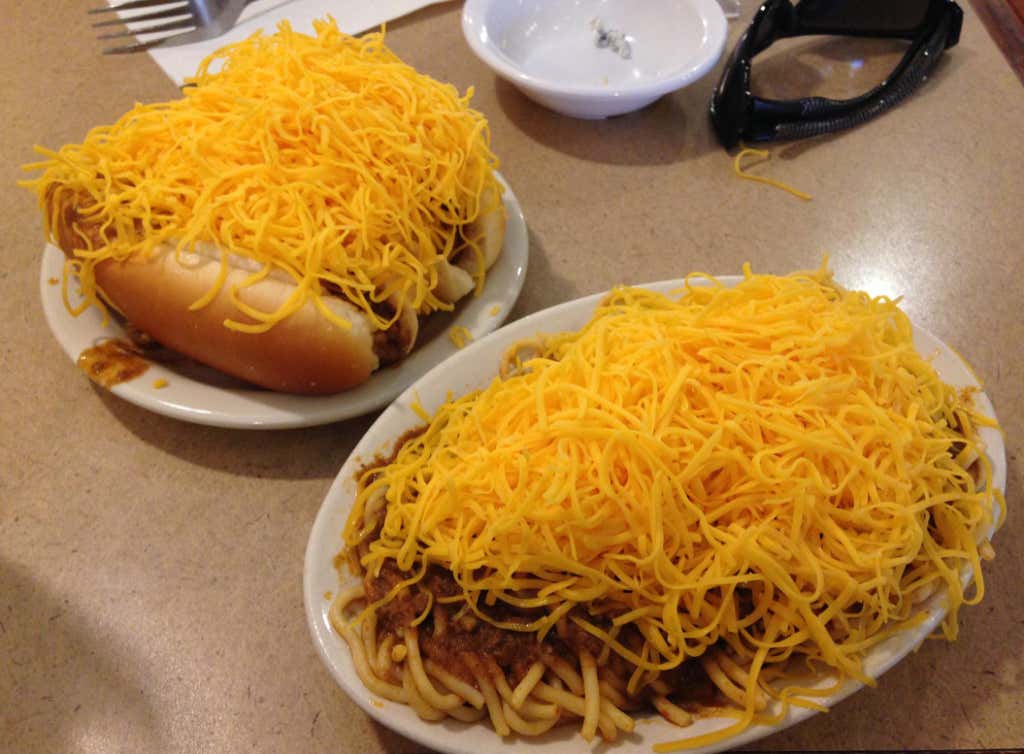 does skyline chili have pork in it