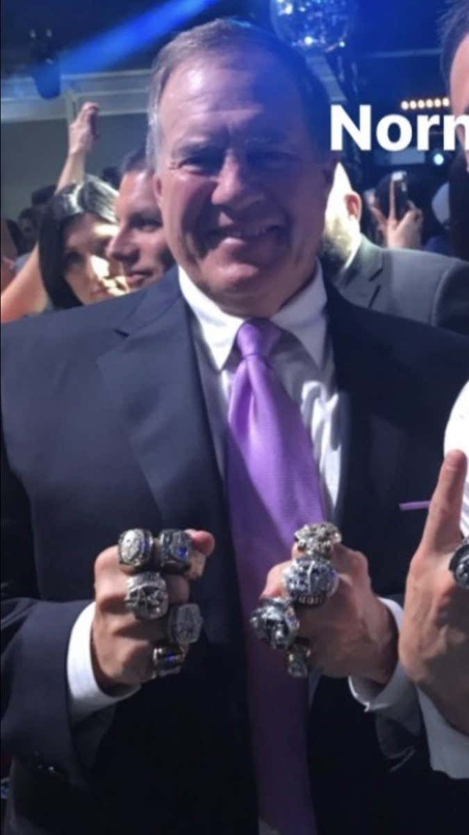 Super bowl rings belichick sale