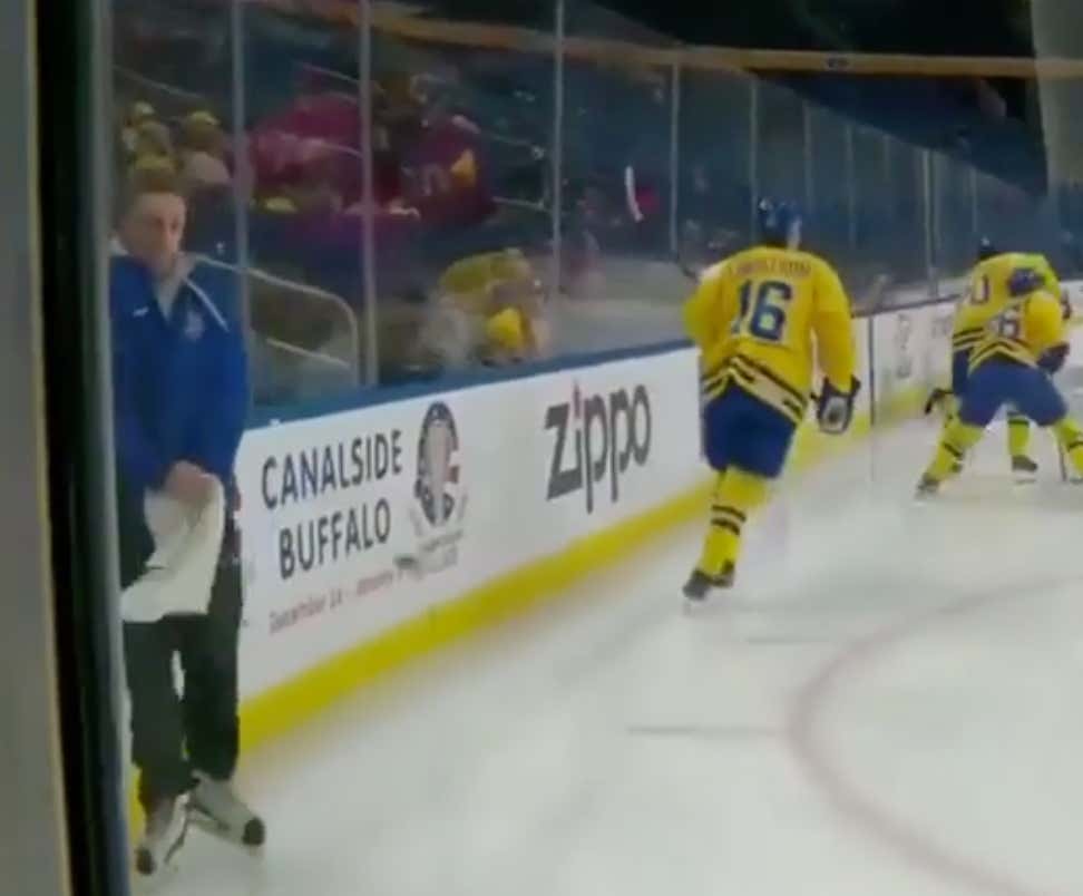 The Czech Hockey Team Almost Murdered This Kid With Pucks Directly To