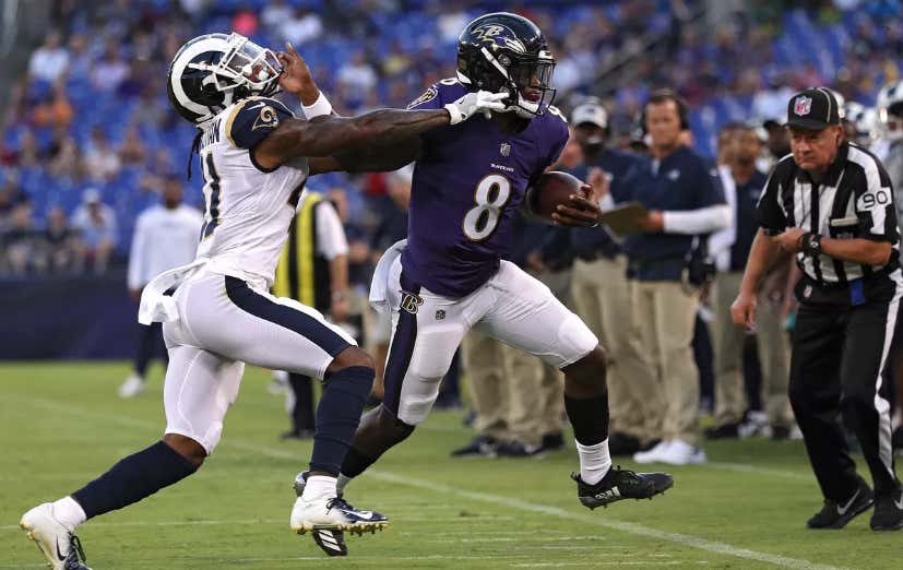 Ravens Continue Preseason Dominance, Roll Rams 33-7 | Barstool Sports
