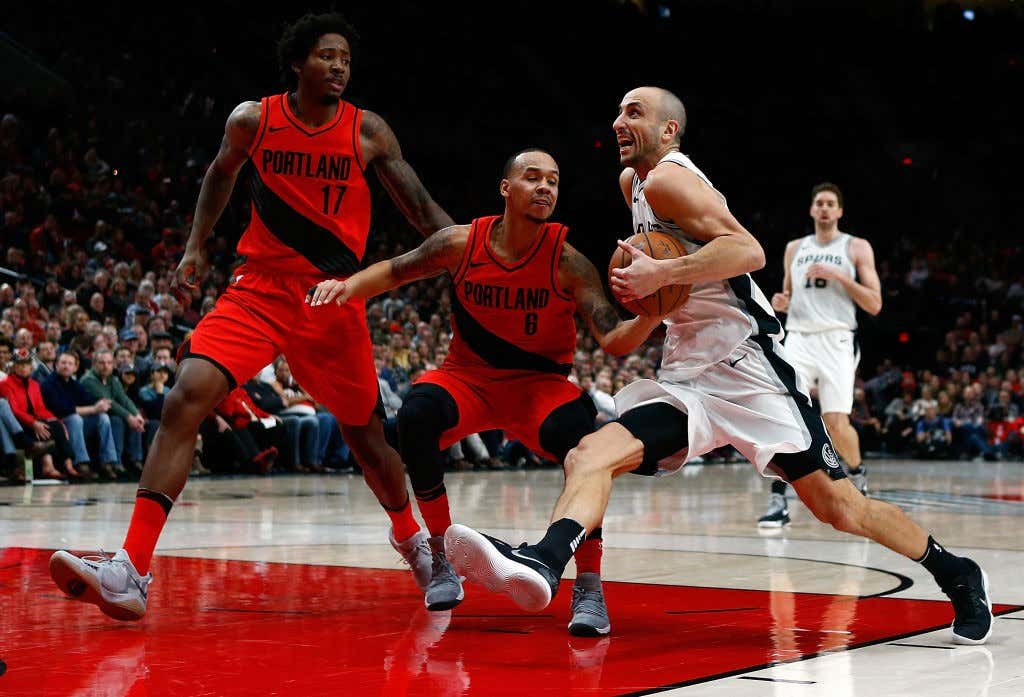 San Antonio Spurs v Portland Trail Blazers