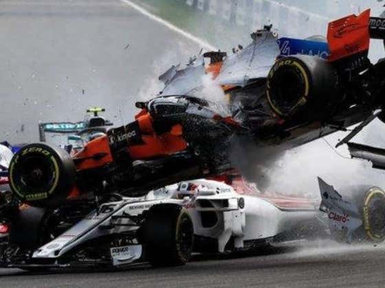 There Was A Massive Crash At The Belgian Grand Prix Five Seconds Into The Race I Have No Idea How Everyone Isn't Dead