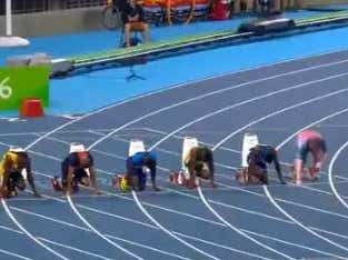 I May Be An Idiot But I Can't Tell If This Is An Accurate Representation of What Would Happen If I Raced Vs. Olympic Sprinters