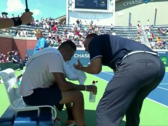 Mailtime: A Tennis Umpire Had To Get Out of His Chair And Beg a Player, Nick Kyrgios, To Start Trying In His Match at the US Open