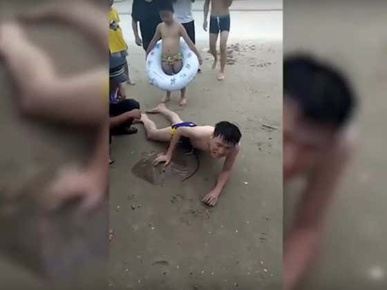 Summer's Over And That Sucks But At Least You Didn't Get Stung In The Dick By A Stingray Like This Guy Did