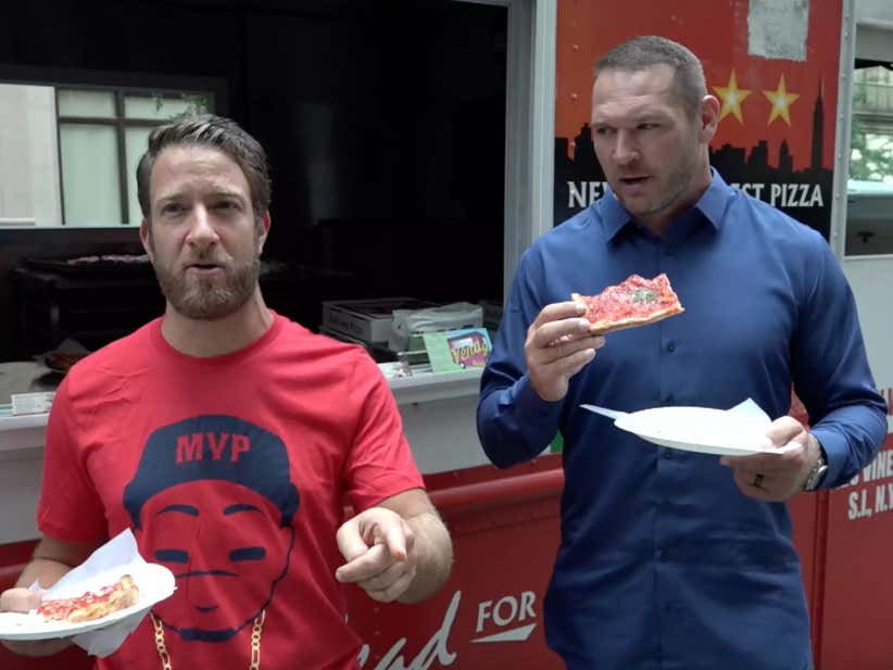 Barstool Pizza Review - Jiannetto's Pizza Truck with Special Guest Brian Urlacher