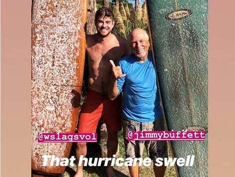 Jimmy Buffett Opts to Stay in SC and Surf Hurricane Florence