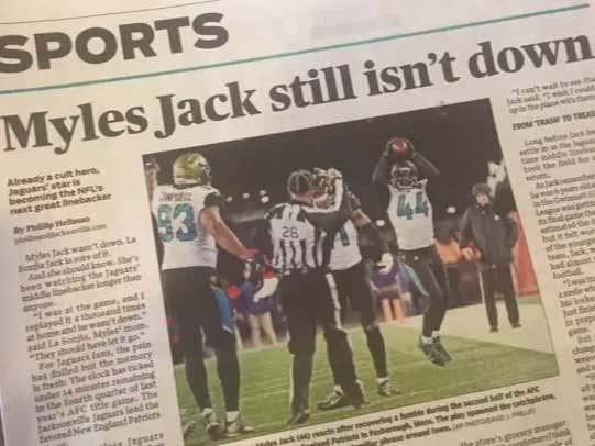 Congrats To the Jags On Their Superbowl Victory.  It Was A Great Season Though For the Pats.   Oh Wait It's Only Week 2?  Nevermind.