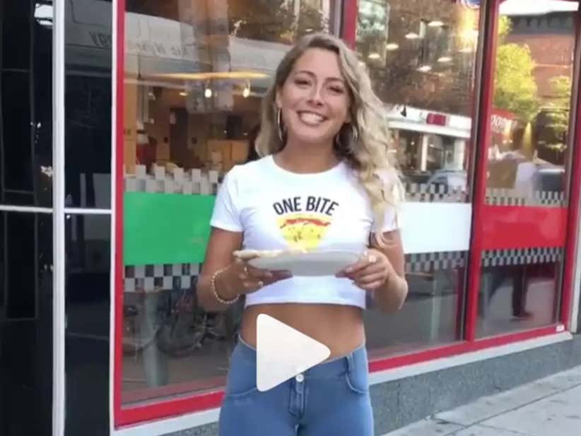 Smokeshows Are Doing Pizza Reviews On The One Bite App Now? Game Over