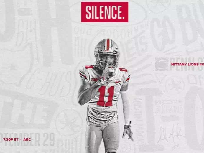 Ohio State Dubs Their Game Vs. Penn State “The Silence Bowl” In Obvious Reference To Hiding Crimes Against Humanity And 1 Other Thought