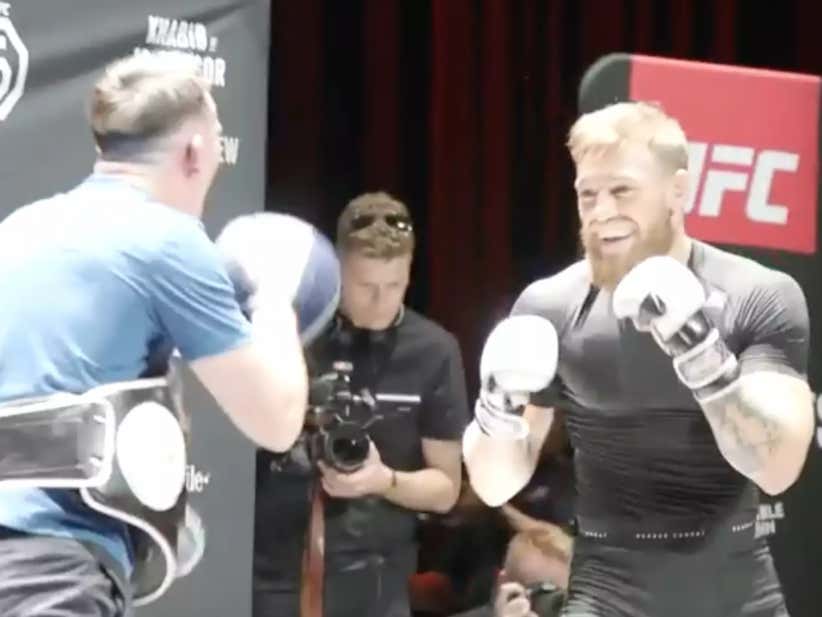 Take An Inside Look At Conor McGregor's UFC 229 Open Workout With Robbie Fox